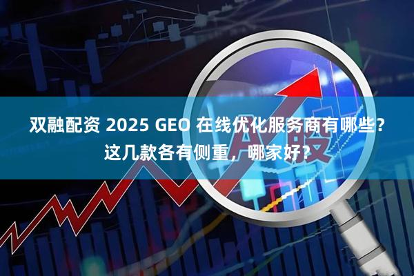 双融配资 2025 GEO 在线优化服务商有哪些？这几款各有侧重，哪家好？